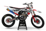 Reverb Red Graphics Kit for Husqvarna