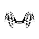 Exhaust Graphics for FMF Factory 4.1 Black / White Style