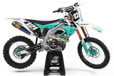 Vigilante Teal Graphics Kit for Kawasaki