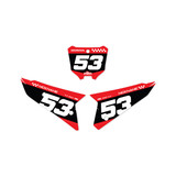 Honda Chronos Number Plate Graphics