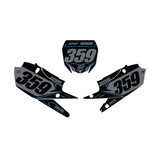 Yamaha Midnight Number Plate Graphics