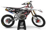 Cadet Red/Black Graphics Kit for Yamaha