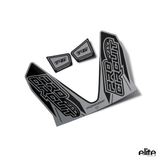 Exhaust Graphics for Pro Circuit T-6 Mini Grey Style