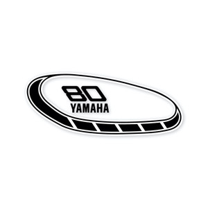 1976 Yamaha YZ80C Replica OEM Tank Graphics LH 1976 Yamaha YZ80C Replica OEM Tank Graphics LH