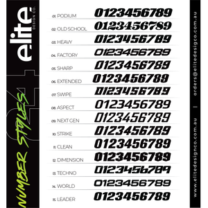 Legend White Graphics Kit for Yamaha Legend White Graphics Kit for Yamaha