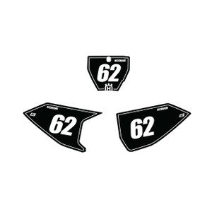 Husqvarna Outline Number Plate Graphics Husqvarna Outline Number Plate Graphics