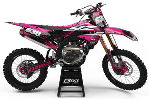 Attack Pink Graphics Kit for Yamaha
