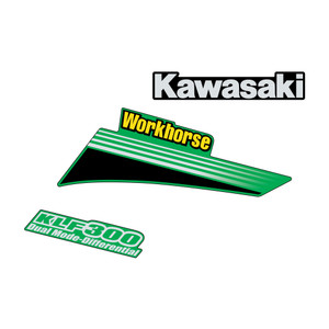 2006 Kawasaki KLF300 Workhorse Replica OEM Tank Graphics 2006 Kawasaki KLF300 Workhorse Replica OEM Tank Graphics
