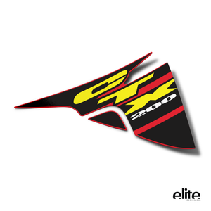 2013 Honda CTX200 Replica OEM Shroud Graphics