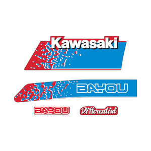 RH Kawasaki KLF 300 Bayou Replica Graphics