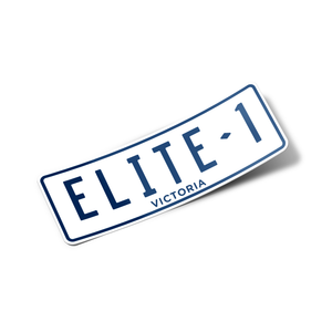 Replica Vic Rego Standard Number Plate Sticker