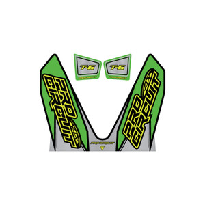 Exhaust Graphics for Pro Circuit T-6 Mini KX Green Style 2