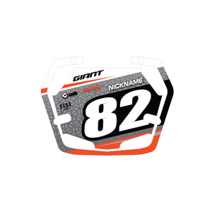 Mac Components Draft BMX Number Plate Graphic