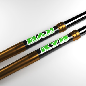 KYB Suspension - Style 1 Green Fork Tube Sticker KYB Suspension - Style 1 Green Fork Tube Sticker