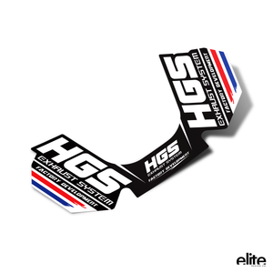 HGS 4 Stroke Style 2 Exhaust Decal