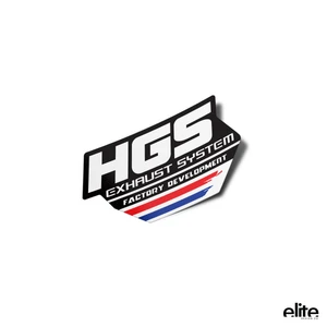 HGS 4 Stroke Style 1 Exhaust Decal - Inner