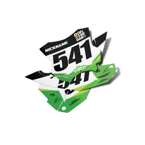 Kawasaki Don River Dash Number Plate Graphics