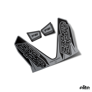 Exhaust Graphics for Pro Circuit T-6 Mini Grey Style