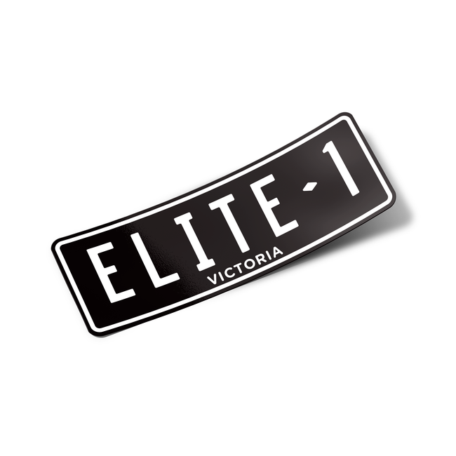 Replica Vic Rego Standard Number Plate Sticker