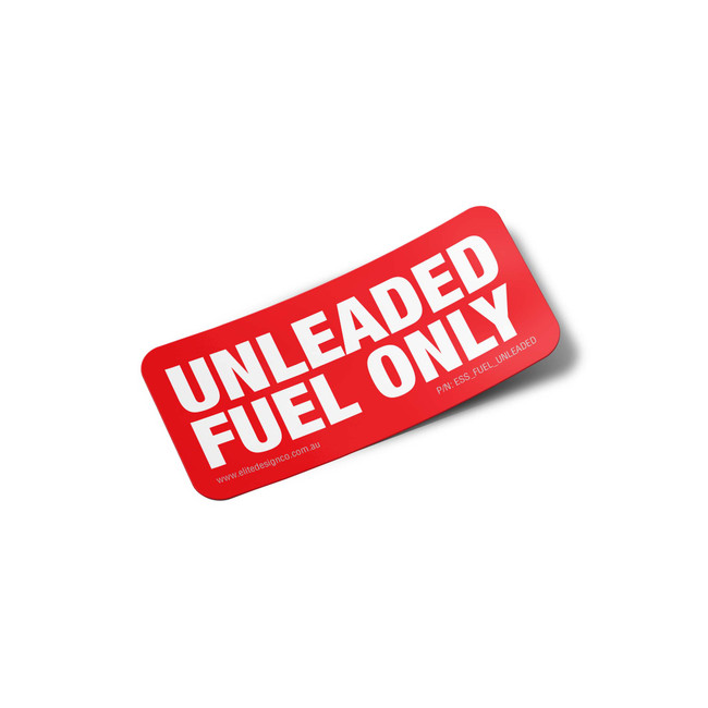 Unleaded Fuel Only Safety Stickers