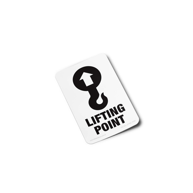 Lifting Point Safety Stickers