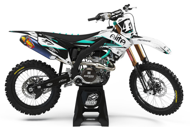 Highline Teal Graphics Kit for Kawasaki