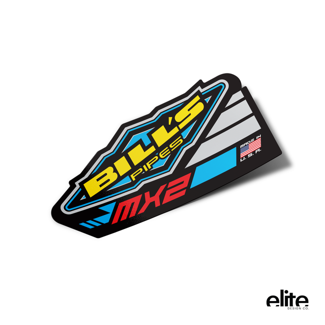 Bill's Pipes MX2 OEM Style Exhaust Decal