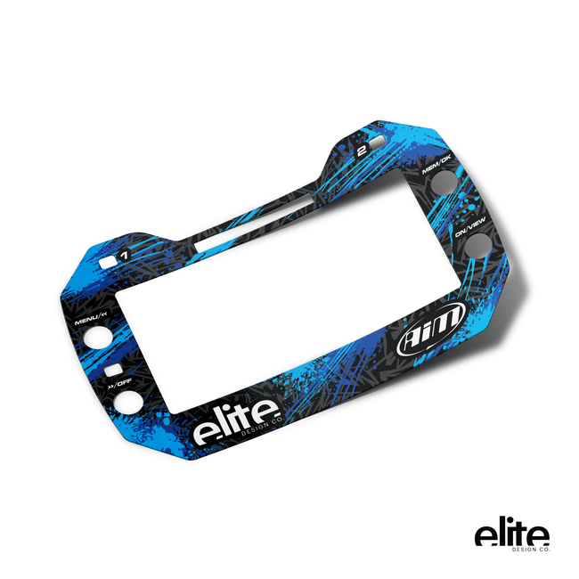 Charge Blue style graphics for AiM MyChron 5 