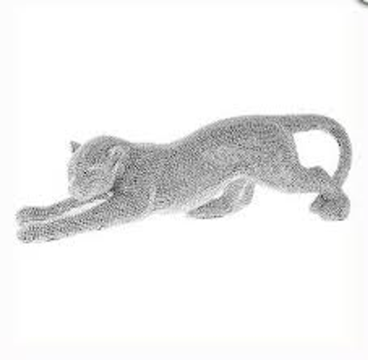 Leonardo Collection Silver Art Cheetah Sculpture Figurine Ornament 30cm -  Futura Online Shop