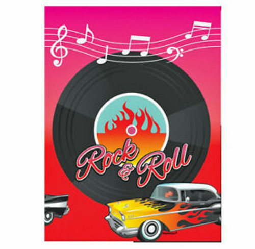 50s Rock n Roll Classic Tablecover 54x102in