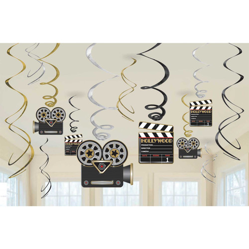 Hollywood Swirl Decoration Pk12