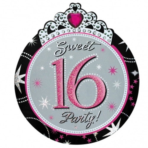 Sweet 16 Invitations Pk8 Age 16