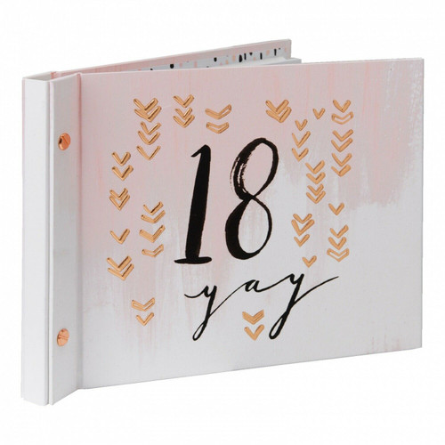 Rose Gold 18th Birthday Guest Book Photos