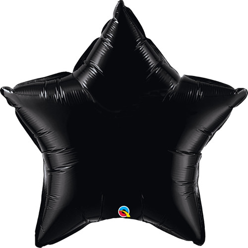 H600 36in Foil Balloon Onyx Black Star