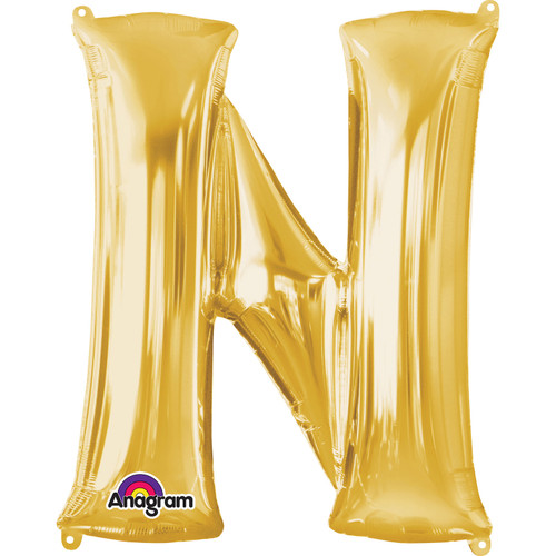 Air Fill Balloon Gold N