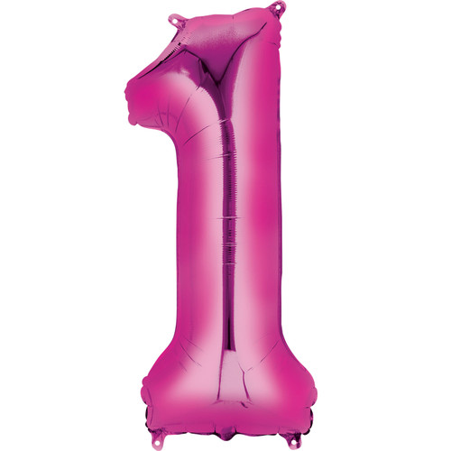 Air Fill Balloon Hot Pink 1