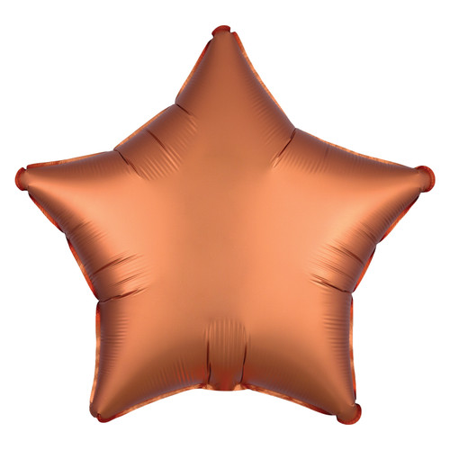 H100 18in Star Foil Balloon Satin Amber