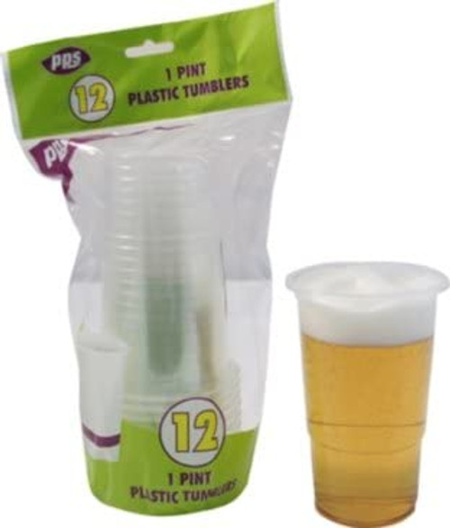 Tumblers 1Pint Pk12 Clear