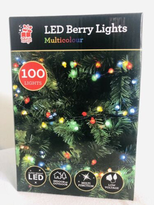 100 LED Berry Lights Multi Colour