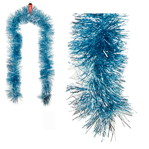 Large Tinsel Light Blue