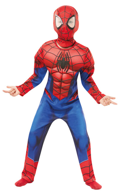 Spiderman Deluxe M Age 5 to 6 Years