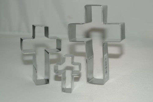 Cookie Cutter Metal Set 3 Crosses