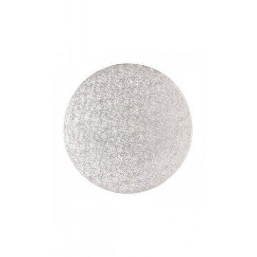 Drum Cakeboard 8in Round Silver