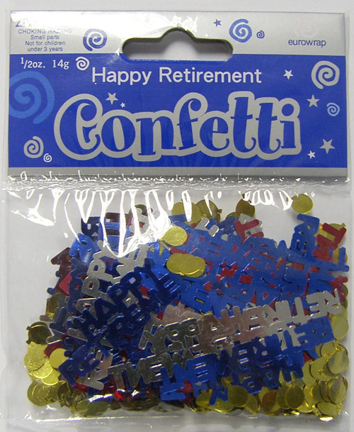 Happy Retirement Confetti 14g