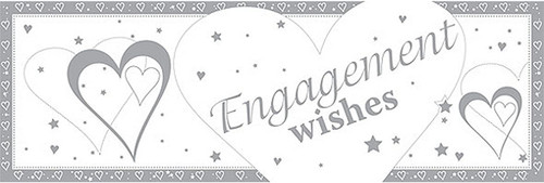 Engagement Wishes Giant Banner