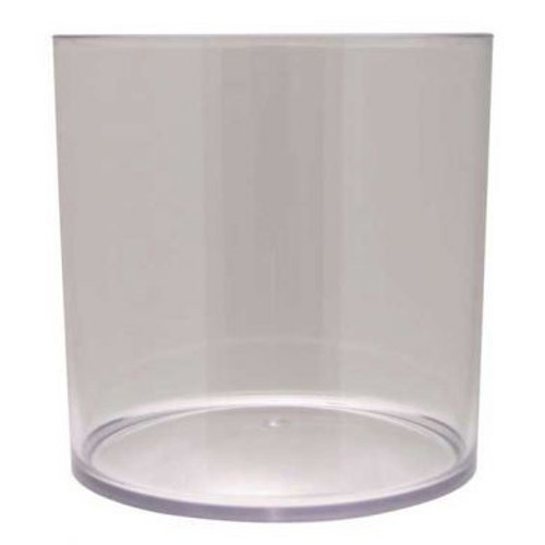 Vase Clear Acrylic Cylinder 15x15cm