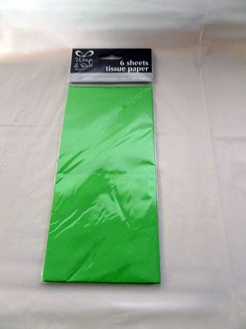 Tissue Paper Green Pk6