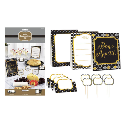 Buffet Decorating Kit Black