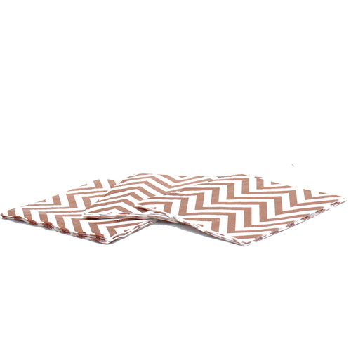 23cm Napkins Chevron Rose Gold Pk20