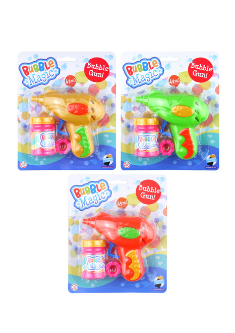 Bubble Gun Friction 3 Assorted Colours